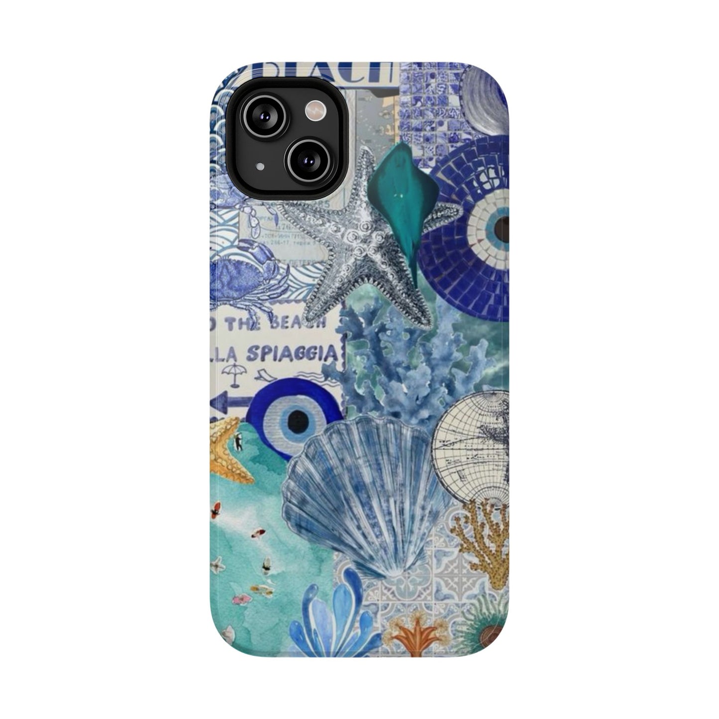 Beach Print Phone Case