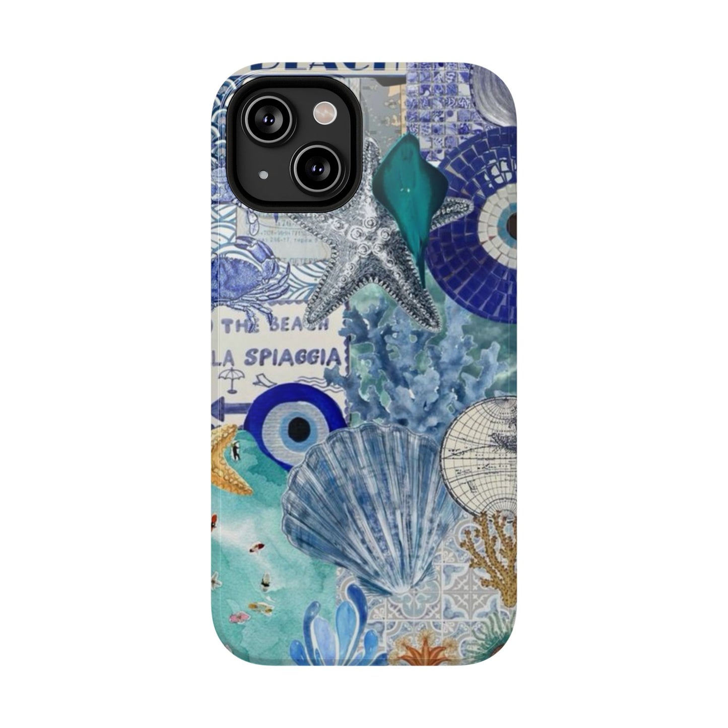 Beach Print Phone Case