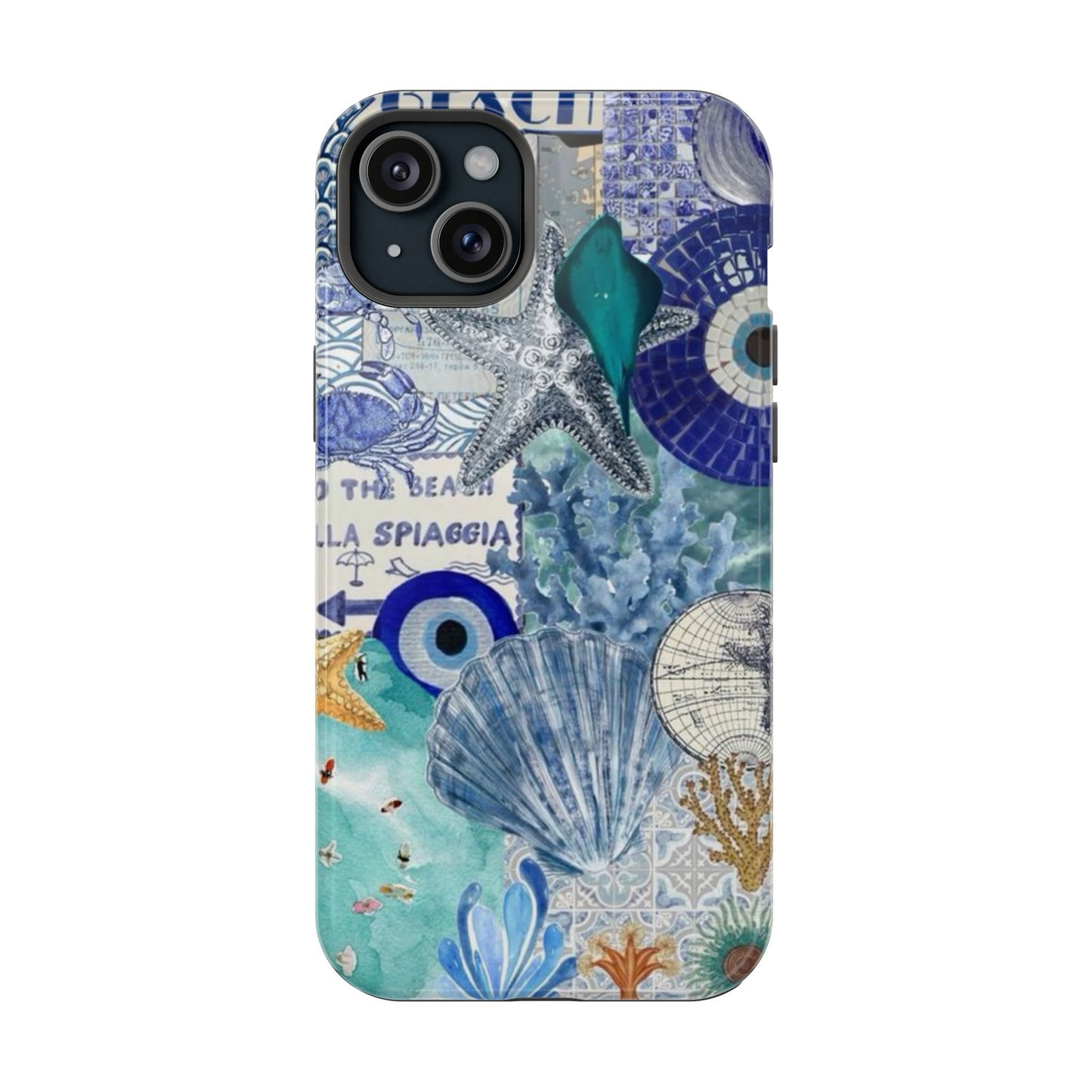 Beach Print Phone Case