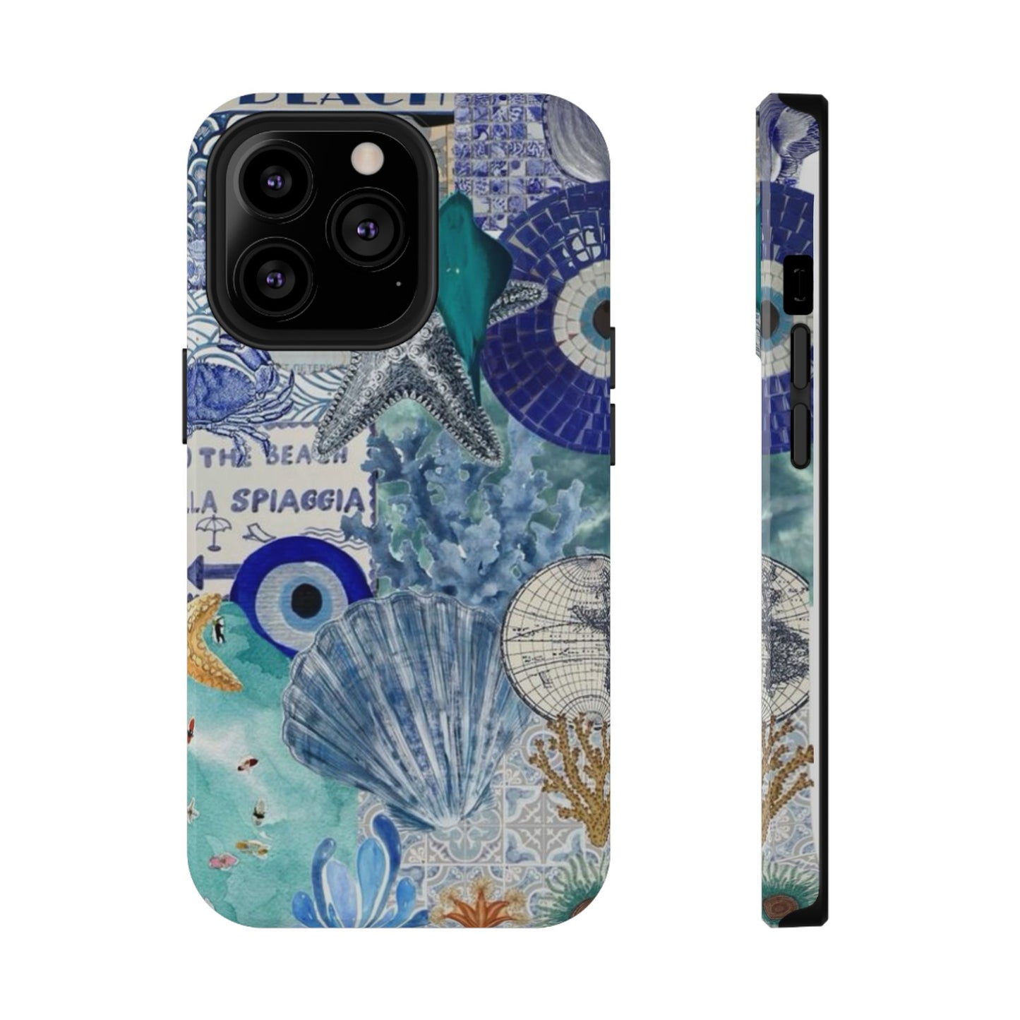 Beach Print Phone Case