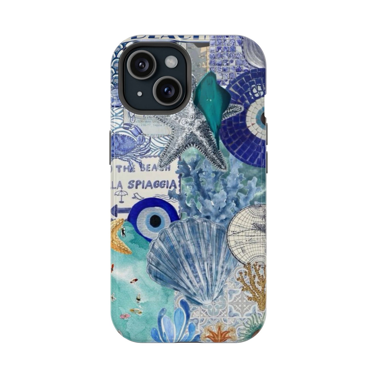 Beach Print Phone Case