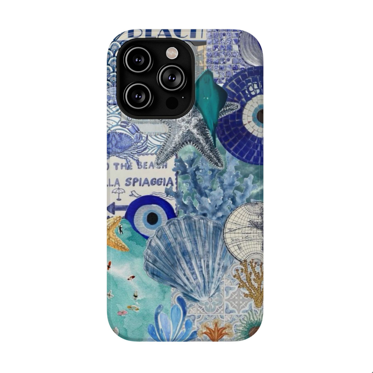 Beach Print Phone Case